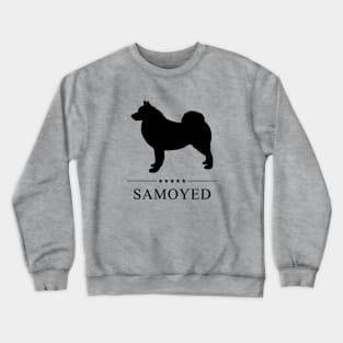 Samoyed Black Silhouette Crewneck Sweatshirt